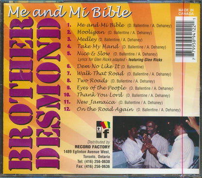 Ninjaman - Me & Mi Bible: Brother Desmond [New CD]