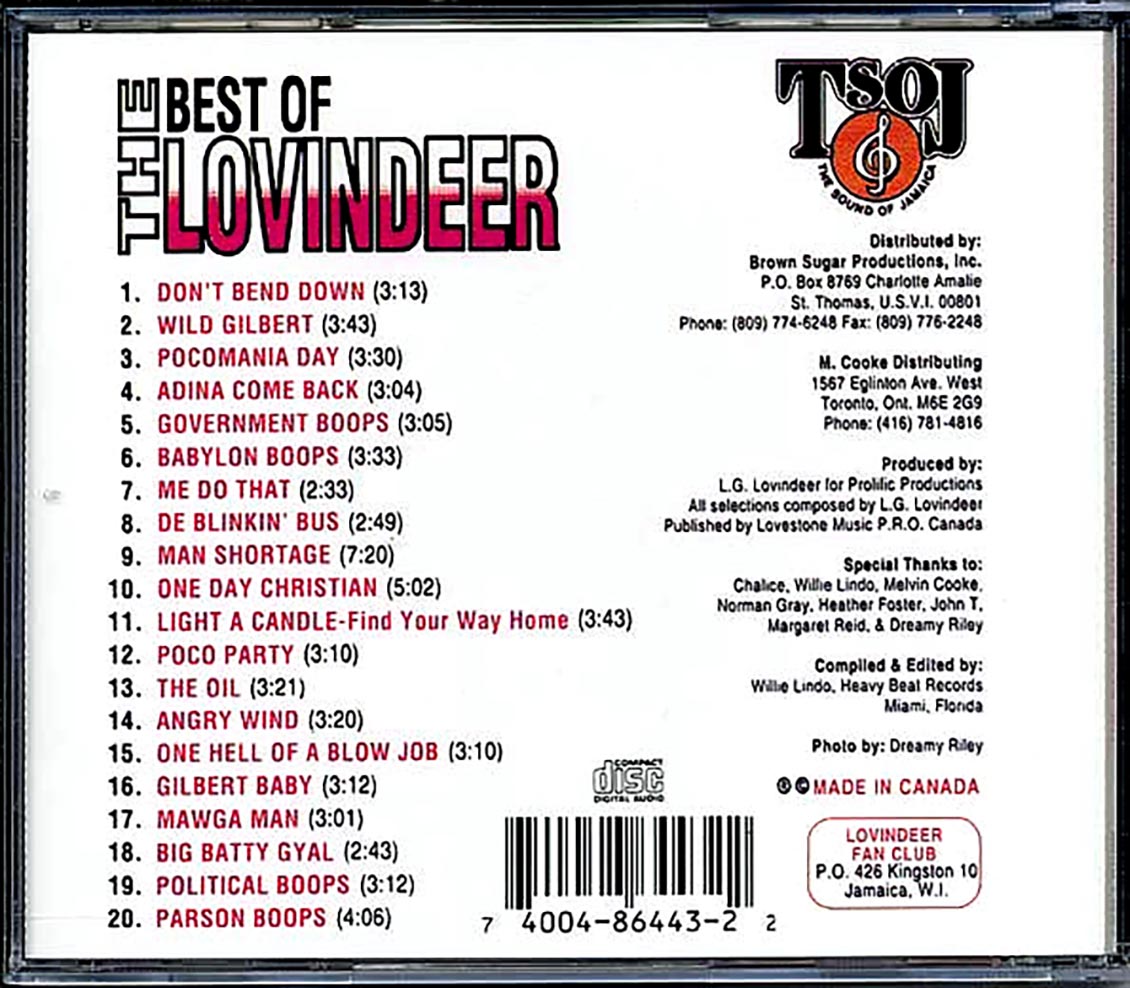 Lovindeer - Best Of Lovindeer (20 tracks) [New CD]