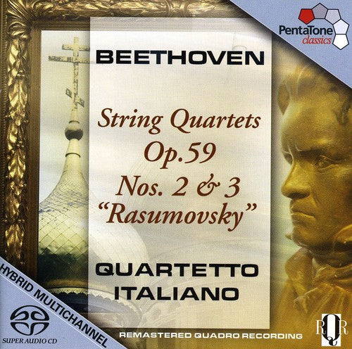 L.V. Beethoven - String Quartets Op 59 2 & 3 Music CD