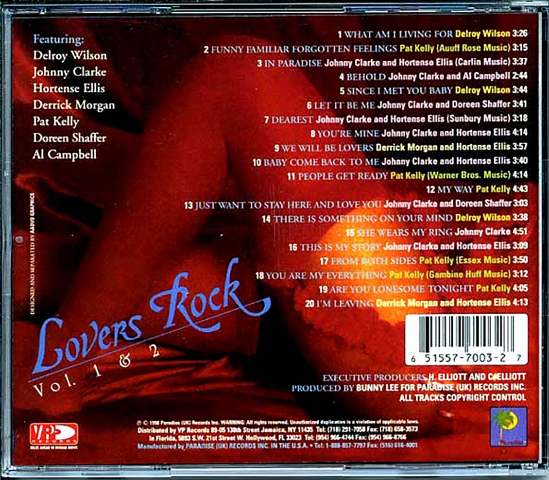 Johnny Clarke, Delroy Wilson, Al Campbell, Etc. - Lovers Rock Volumes 1 & 2 (20 tracks) [New CD]