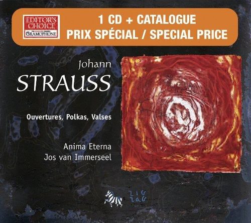 Strauss / Van Immerseel / Anima Eterna - Overtures / Polkas / Valses [CD]