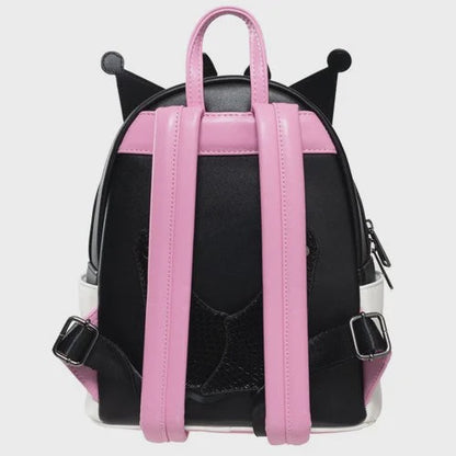 Sanrio Kuromi Devilish Winged Mini Backpack   Entertainment Earth Exclusive