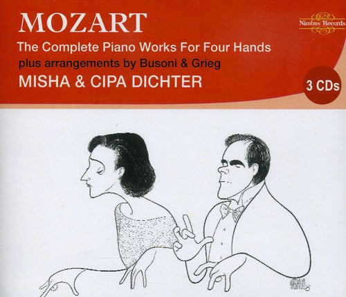 W.A. Mozart - Complete Piano Works for Four Hands Music CD