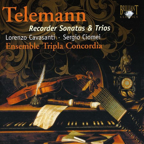 G.P. Telemann - Recorder Sonatas & Trios Music CD