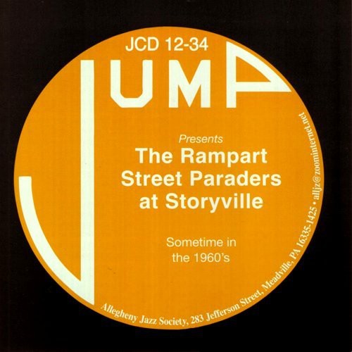 Rampart Street Paraders At Storyville - Sometime in the 1960s Music CD
