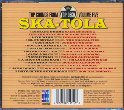 The Skatalites - Ska-Tola: Top Sounds From Top Deck #5 [New CD]