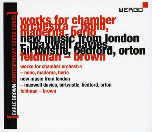 Earle Brown Contemporary Sound - Earle Brown Contemporary Sound Series 2 / Various Music CD