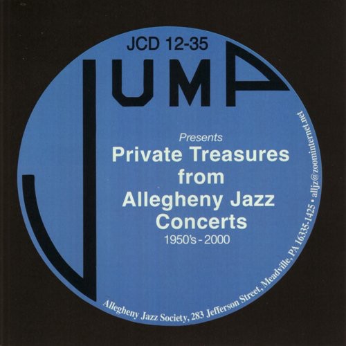 Private Treasures From Allegheny Jazz Concerts 195 - Private Treasures From Allegheny Jazz Concerts 1950's-2000 [2 CD]