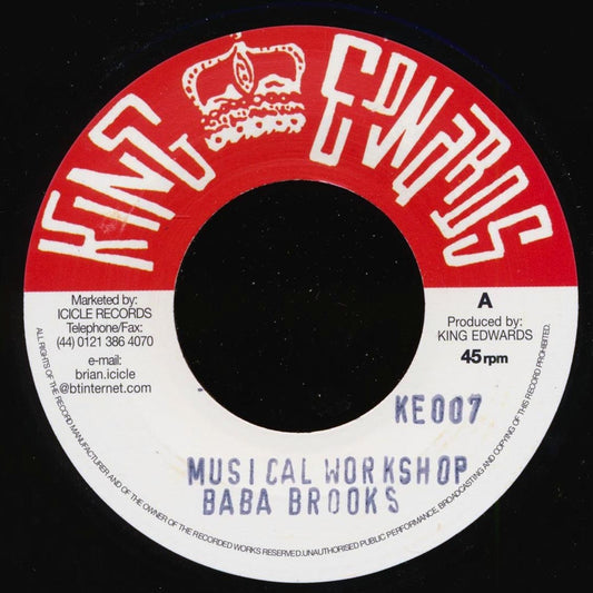 Baba Brooks - Musical Workshop  /  Bobby Aitken - Jericho [New] [New Vinyl 7"]