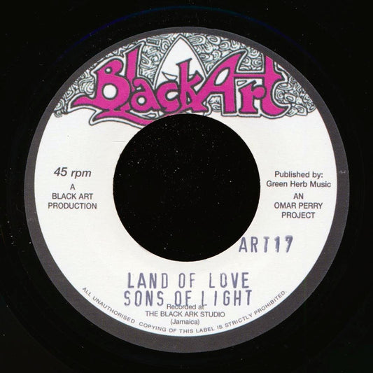 Sons Of Light - Land Of Love  /  The Upsetters - Land Of Dub (UK press) [New Vinyl Record 7" Single]