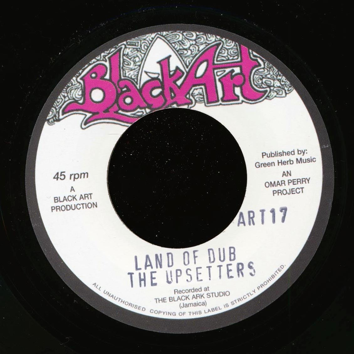 Sons Of Light - Land Of Love  /  The Upsetters - Land Of Dub (UK press) [New Vinyl 7"]