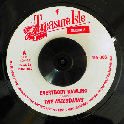 Melodians - Everybody Bawling  /  U Roy - Everybody Bawling [New Vinyl 7"]