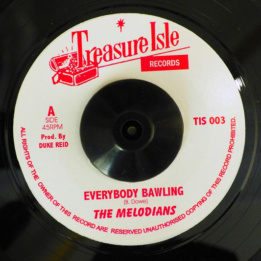 Melodians - Everybody Bawling  /  U Roy - Everybody Bawling [New] [New Vinyl 7"]