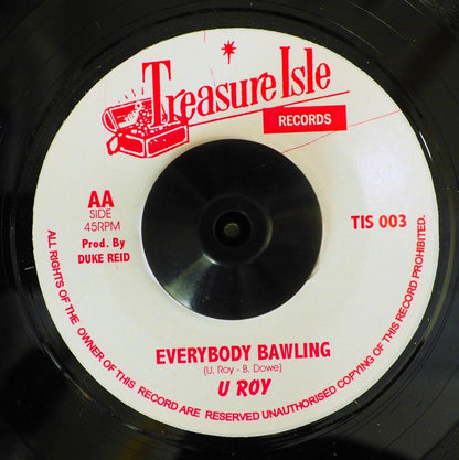 Melodians - Everybody Bawling  /  U Roy - Everybody Bawling [New Vinyl 7"]