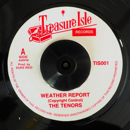 The Tennors - Weather Report  /  The Tennors - Hopefull Village [New Vinyl 7"]