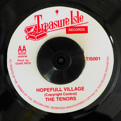 The Tennors - Weather Report  /  The Tennors - Hopefull Village [New Vinyl 7"]