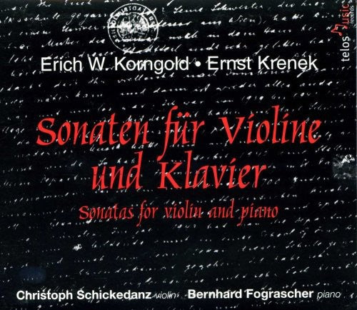 Christoph Schickedanz - Sonatas for Violin & Piano Music CD