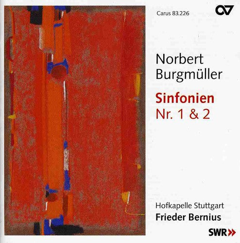 N. Burgmuller - Symphony No 1 & 2 Music CD