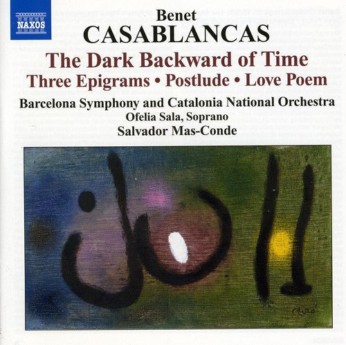 Salvador Mas Conde - Dark Backward Of Time / Three Epigrams Music CD