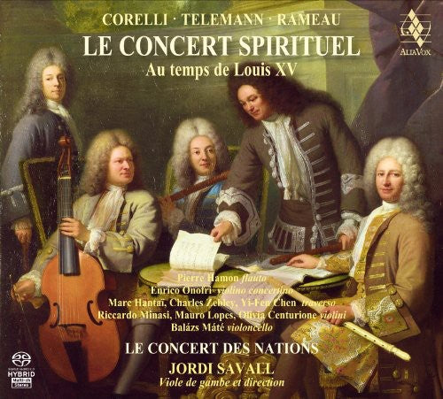Jordi Savall - Concert Spirituel: Music from Time of Louis XV [CD]