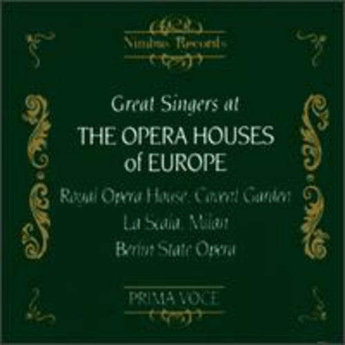 Great Singers Opera Houses Of Europe / Various - Great Singers at the Europe Op Music CD