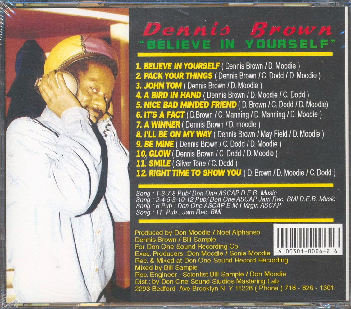 Dennis Brown - Believe In Yourself [New CD]