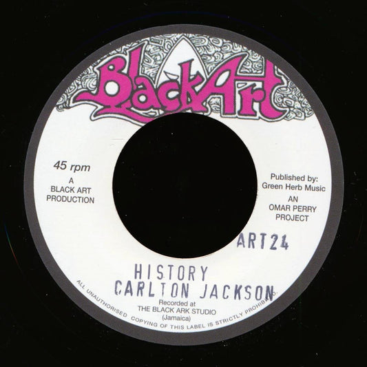 Carlton Jackson - History  /  The Upsetters - Old Dub [New Vinyl Record 7" Single]