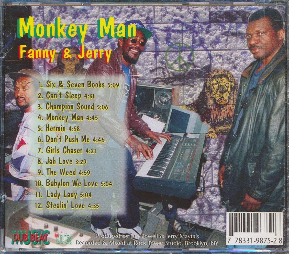 Fanny & Jerry Maytals - Monkey Man [New CD]