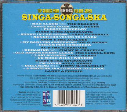 Bibby & The Astronauts, The Deacons, Larry Marshall, Etc. - Singa Songa Ska: Top Sounds From Top Deck #7 [New CD]