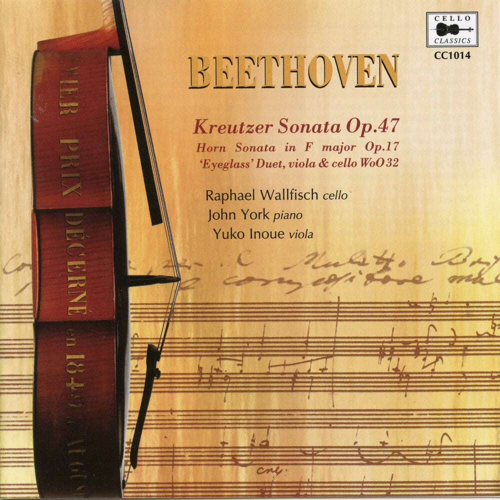 RAPHAEL WALLFISCH - Sonata In A Major Op 47 [CD]