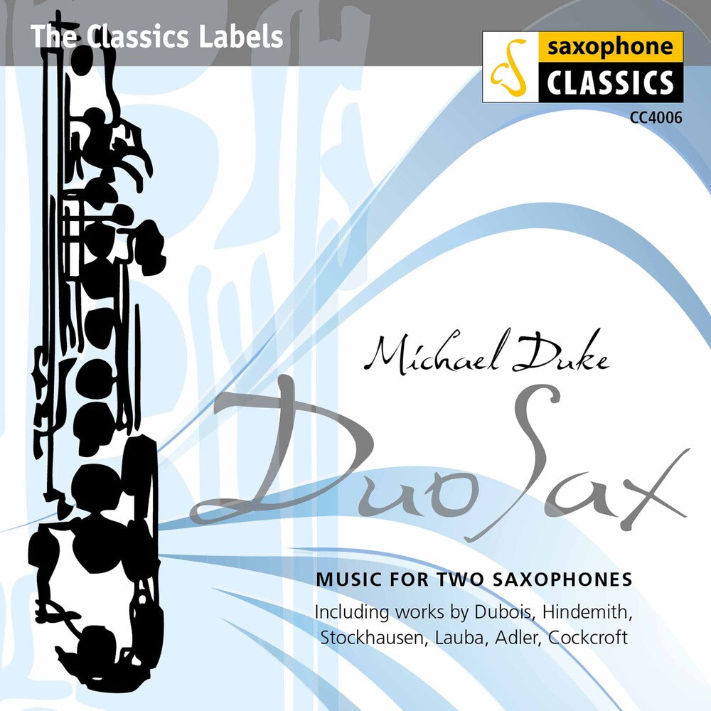 Michael Duke - Duo Sax: Music for Two Saxaphones Music CD