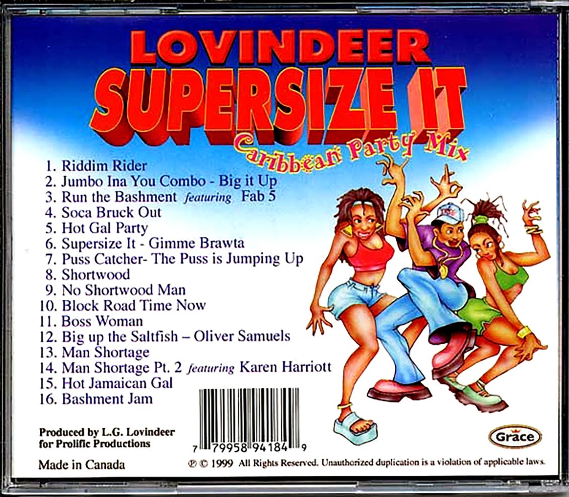 Lovindeer - Supersize It: Caribbean Party Mix [New CD]