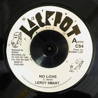 Leroy Smart - No Love  /  Version (rhythm: "Horace Andy - Zion Gate") [New Vinyl 7"]