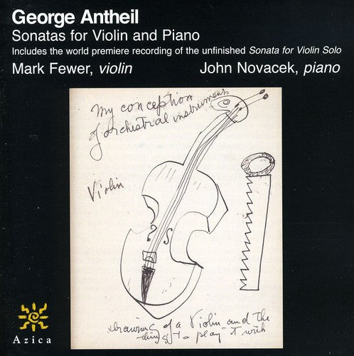 JOHN NOVACEK - Sonatas for Violin & Piano Music CD