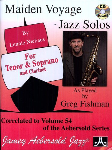 Lennie Niehaus - Vol. 54 Maiden Voyage Tenor Sax Solos Music CD