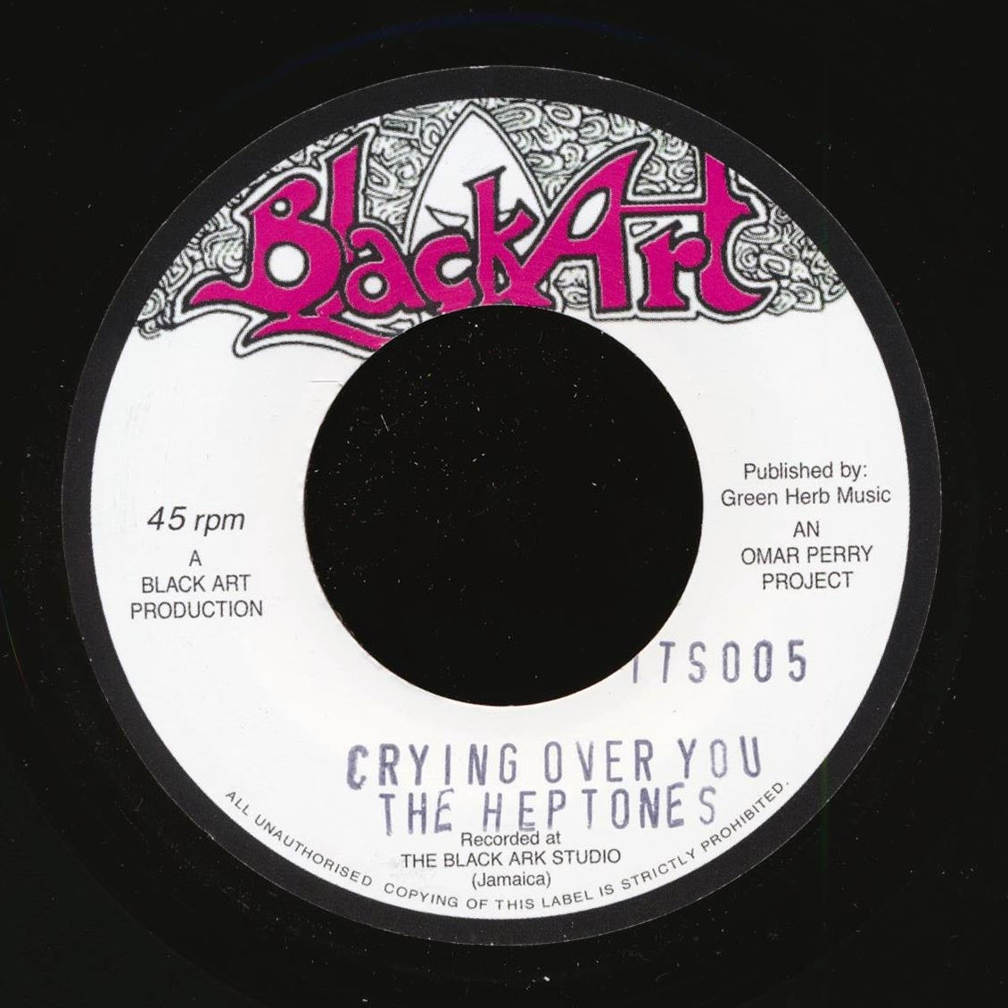 The Heptones - Crying Over You  /  The Upsetters - Crying Dub (UK press) [New] [New Vinyl 7"]