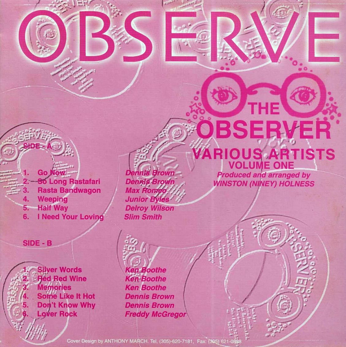 Ken Boothe, Jr. Byles, Dennis Brown, Etc. - Observer Volume 1 (Jamaica press) [New] [New Vinyl]