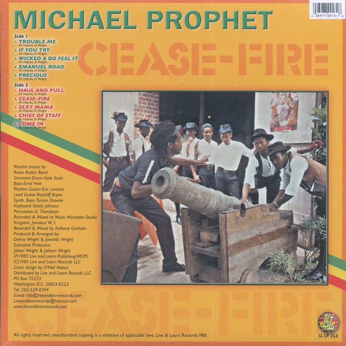 Michael Prophet - Cease Fire [New Vinyl Record LP]