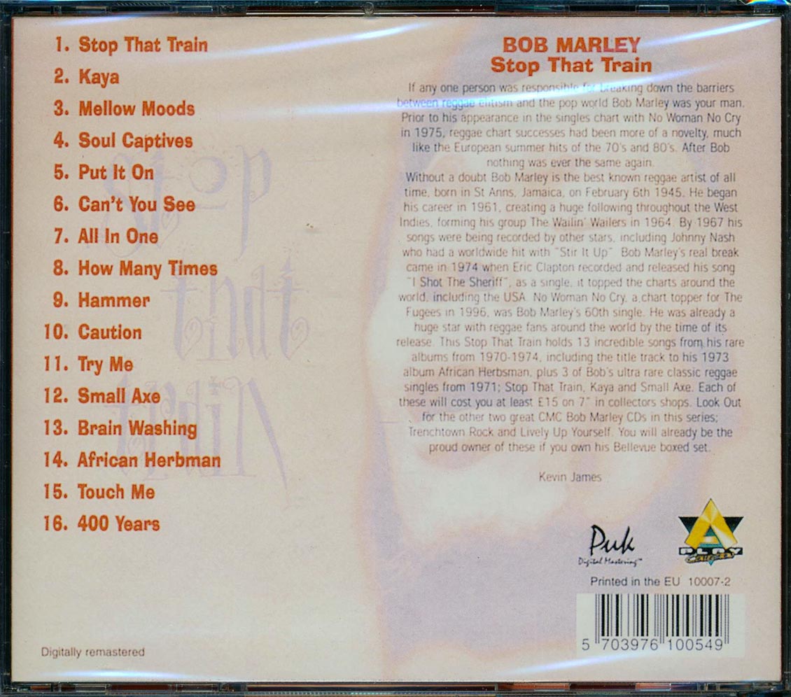 Bob Marley - Stop That Train [New CD]