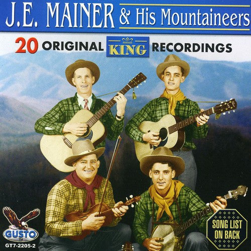 J Mainer E & His Mountaineers - 20 Original King Recordings Music CD
