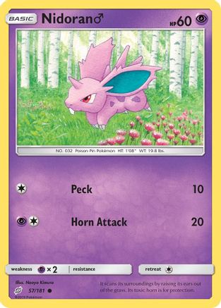 Nidoran M 057/181 - SM  Team Up