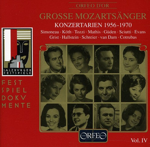 W Mozart A - Concert Arias 1956-1970 / Various Music CD