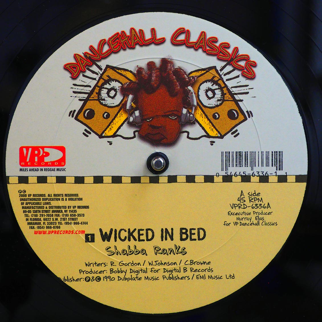 Shabba Ranks - Wicked In Bed  /  Singing Melody - Groovy Kind Of Love [New Vinyl Record 12" Single]