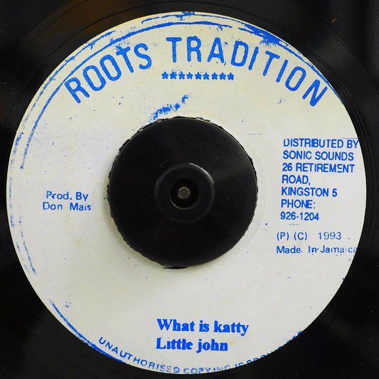 Little John - What Is Catty  /  Scientist, King Tubby - Version (rhythm: "Answer AKA Never Let Go") [New Vinyl Record 7" Single]