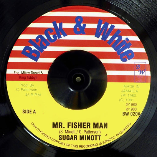 Sugar Minott - Mr. Fisher Man  /  King Tubby - Deep Sea Dub [New Vinyl Record 7" Single]