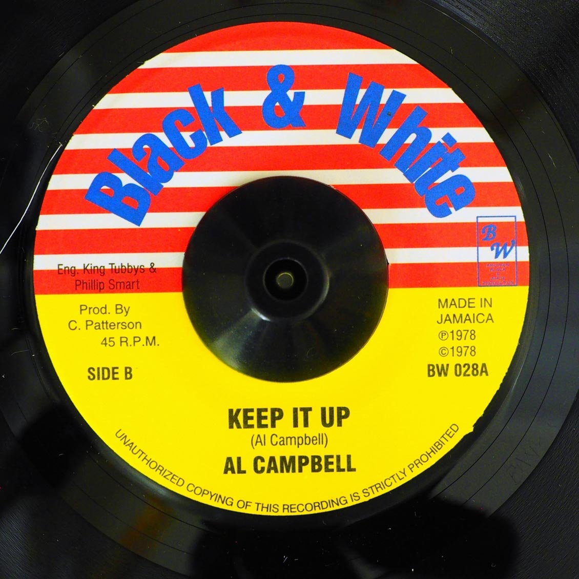 Mikey Dread - Love The Dread  /  Al Campbell - Keep It Up (rhythm: "Mikey Dread - Love The Dread") [New Vinyl 7"]