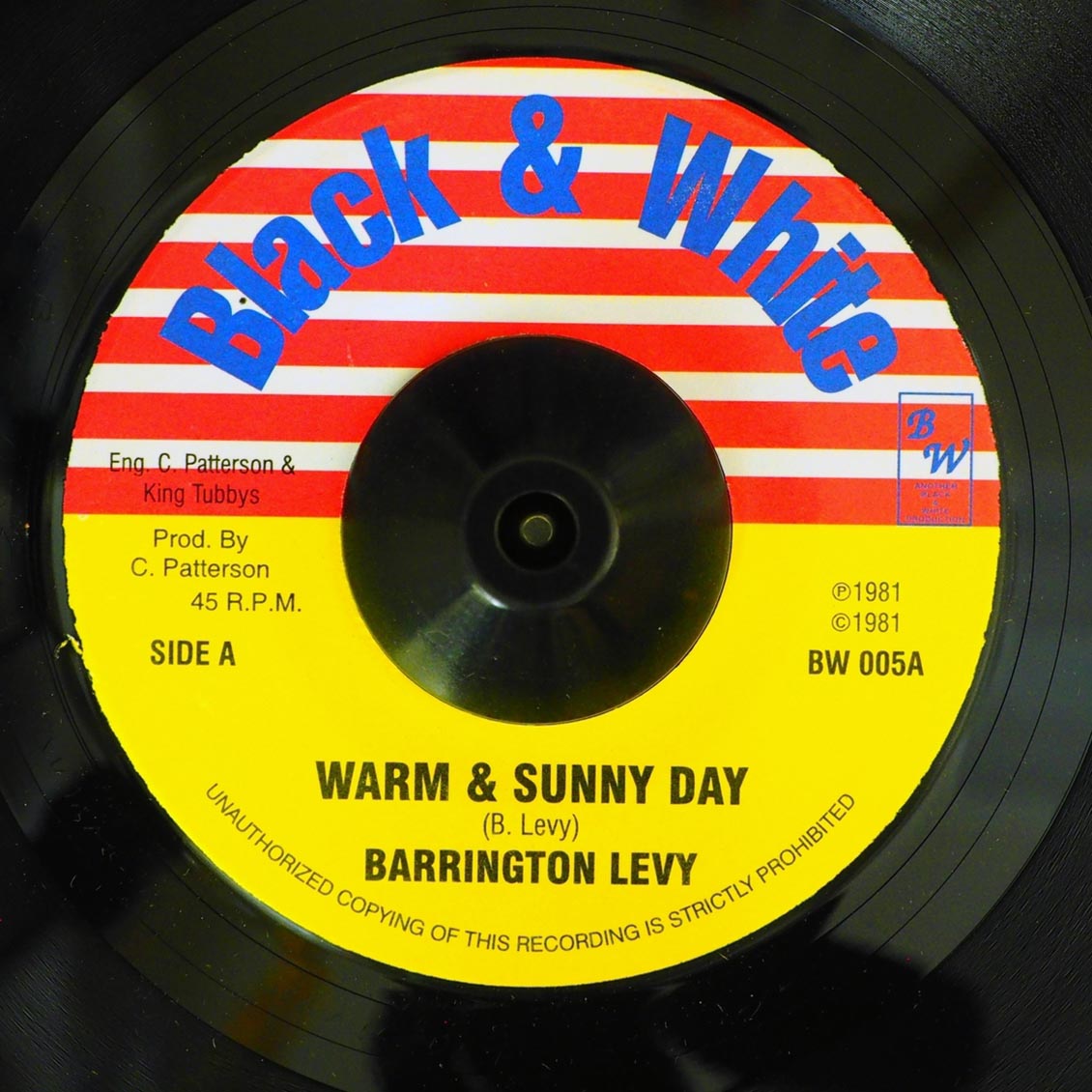 Barrington Levy - Warm & Sunny Day  /  Scientist & Tubbys - Sunny Style [New] [New Vinyl 7"]