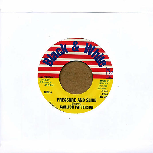 Carlton Patterson - Pressure & Slide  /  King Tubby - Doctor Man Skank (rhythm: "Pressure & Slide") [New] [New Vinyl 7"]