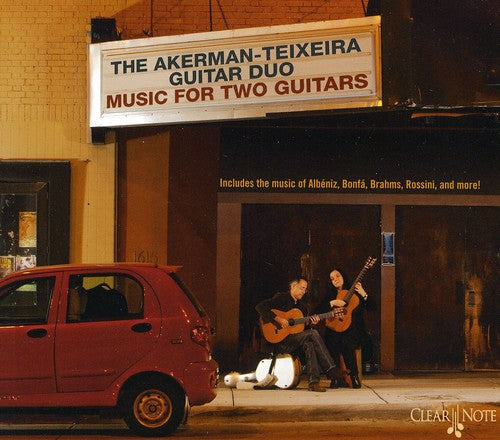 Akerman Teixeira Guitar Duo - Music for Two Guitars Music CD