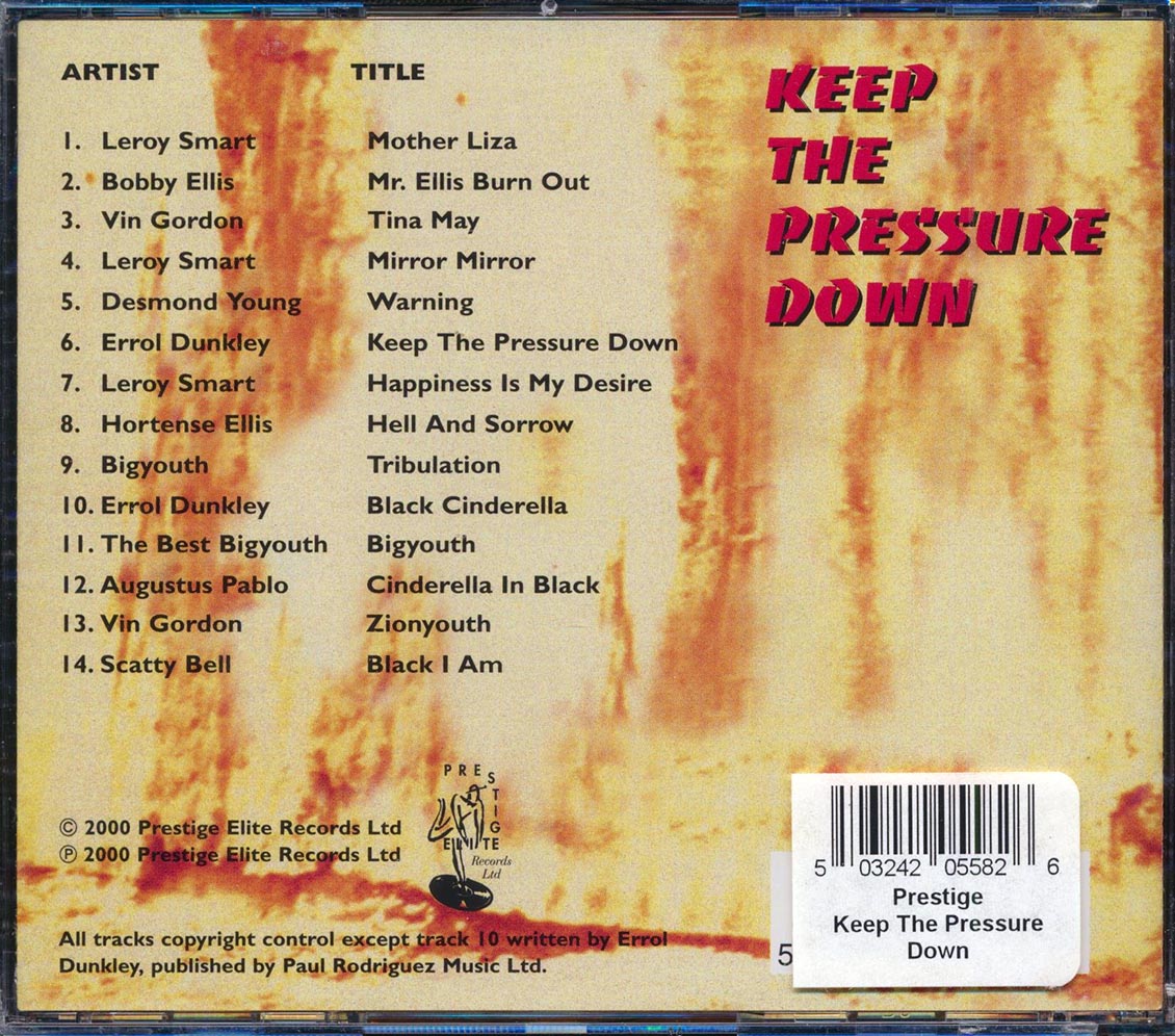 Augustus Pablo, Vin Gordon, Leroy Smart, Etc. - Keep The Pressure Down [New CD]